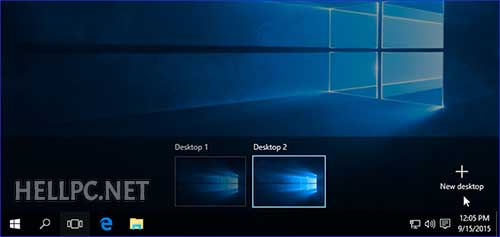 Virtual Desktop Features in Windows 10