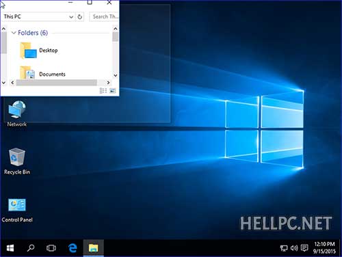 Snap open windows to corners in Windows 10