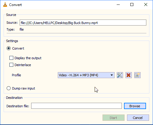 Change the Output Encoding to MP3