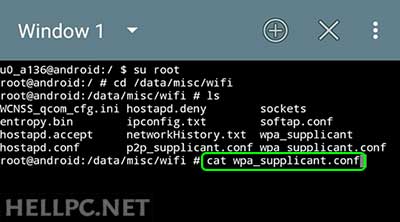 View Saved Wi-Fi passwords in wpa_supplicant.conf File