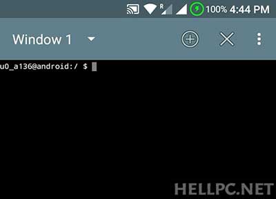 Launch Terminal or Termux on your Android Phone