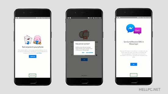 Messenger settings initial steps skip adding your number - change settings to protect your privacy