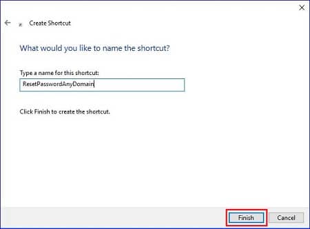 Provide the name for shortcut