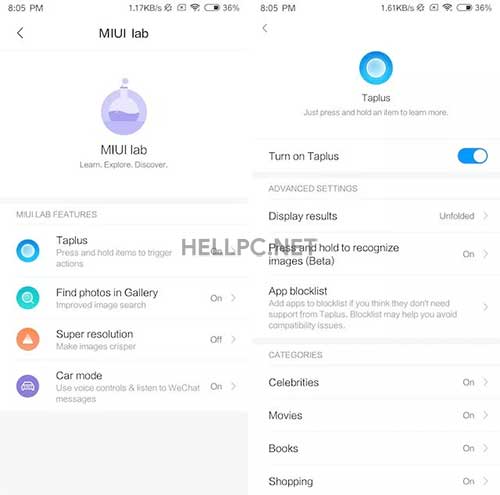 Top 7 Features in MIUI 10 - Turn On Taplus