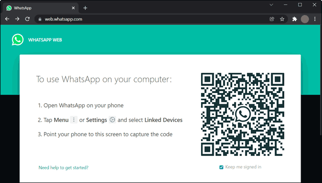 How to Use WhatsApp on PC using WhatsApp Web - WinDOSPC