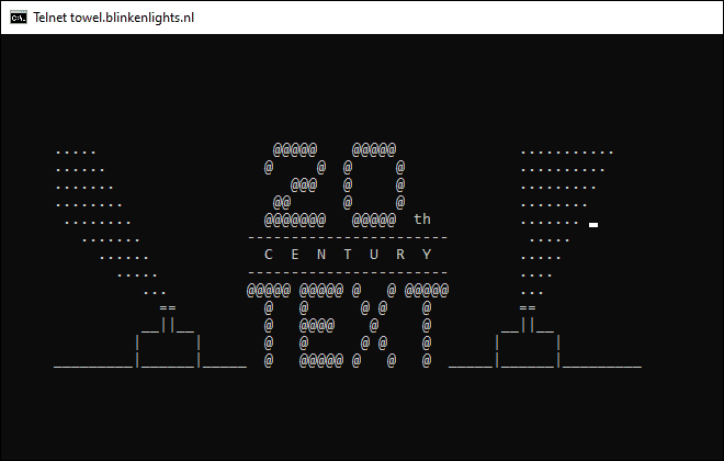 CMD Tricks to Play Ascii Version Of Star Wars In Command Prompt Window