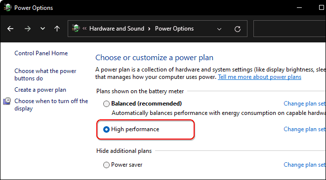 Choose High Performance Plan To Speed Up Windows 10 And 11
remove bloatware and speed up laptop pc