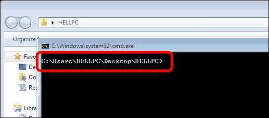 Command Prompt In Current Folder In Windows 7