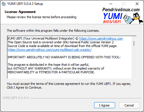 Download And Run Yumi Multiboot Creator Setup