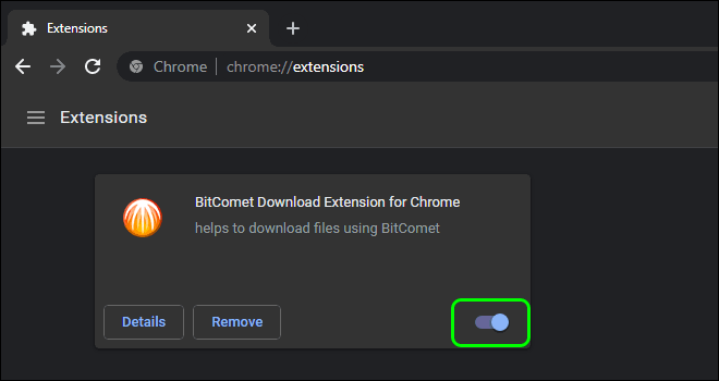 bitcomet download extension for chrome