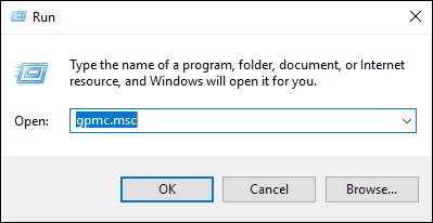 Go To Run Type Gpmc Msc To Start Group Policy Editor