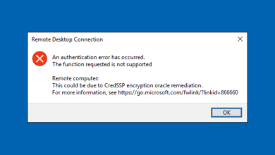 How To Fix Credssp Encryption Oracle Remediation Error In Remote Desktop Connection