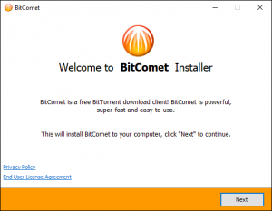 instal the new BitComet 2.01