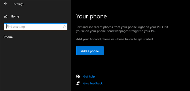 Link Your Android Phone Or Iphone With Windows 10