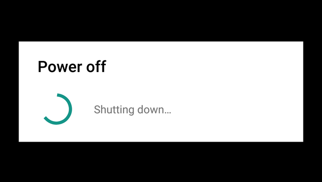 Power Off Your Android Phone