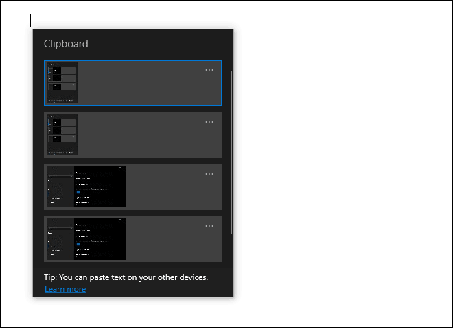 Press Windows Key And V To Use Clipboard History