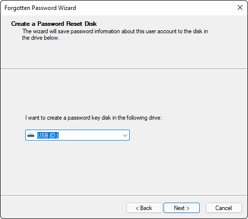 Select Usb Disk And Click Next To Continue
