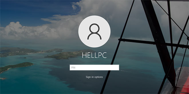 Windows 10 Login Or Sign In Screen Background Picture