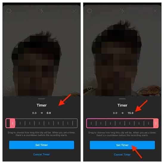 Set Timer For Your Instagram Reels