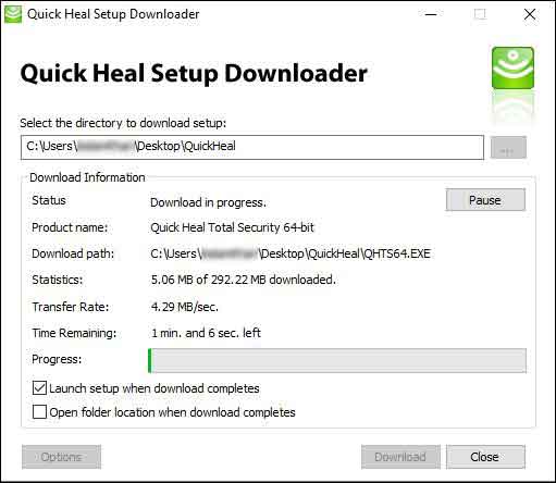 Run Setup Downloader