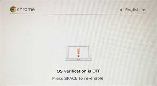 Os Verification Is Off Press Space To Re Enable