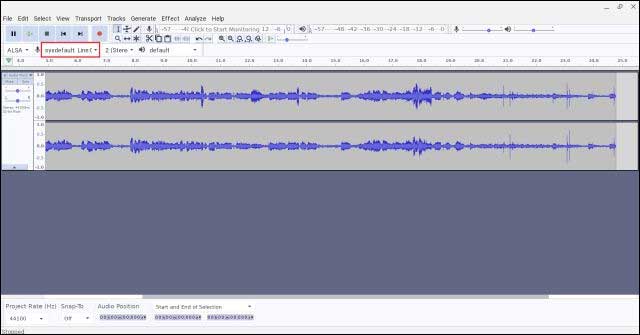 Use Microphone To Record Voice In Audacity In Linux Chromebook