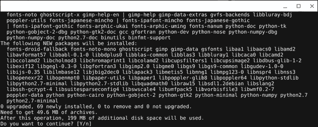 Install Gimp Editor Via Linux Terminal On Chromebook