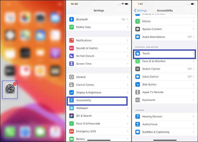 Open Accessibility Settings In Iphone 12