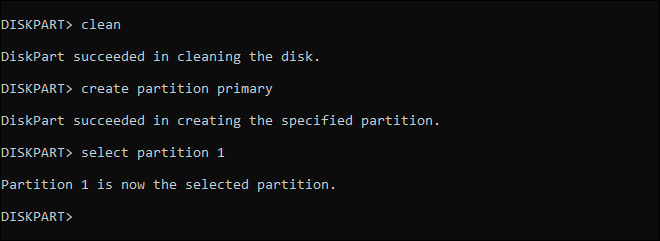 Clean Usb Disk And Create Primary Partition to make bootable usb using command prompt