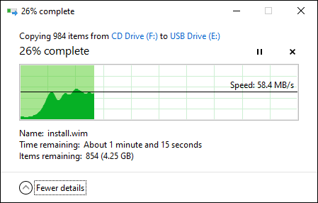 Copy Windows Files To Usb Drive To Make It Bootable Using Cmd