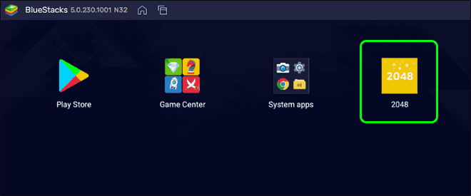 Installed App icon will show up on Home Screen in BlueStacks 5 and 4