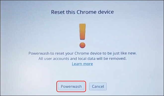 Click Powerwash To Factory Reset Your Chromebook In Easy Steps