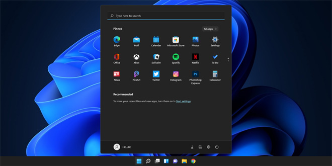 How to Customize Taskbar and Start Menu in Windows 11 - WinDOSPC