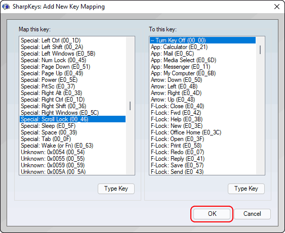 windows 10 remap keyboard keys