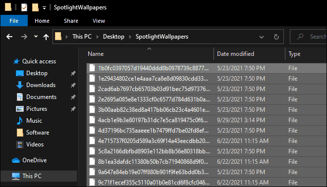 Paste All Spotlight Wallpapers To A Folder On Desktop In Windows 10