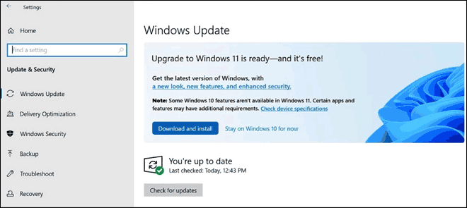 Upgrade Your Pc To Windows 11 Via Windows Update