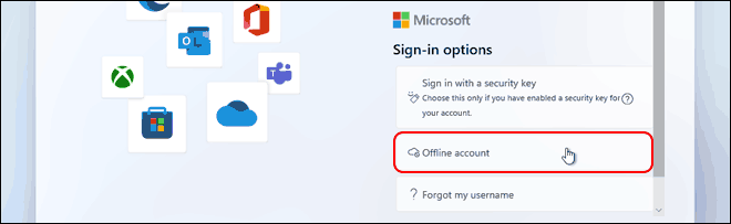 Click Offline Account To Create Local Account In Windows 11 Clean Install