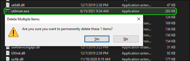 Delete Utilman Exe Which Is Copy Of Cmd Exe File