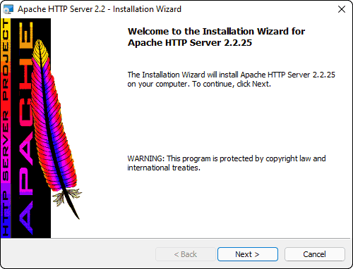 Apache Http Server Installation Wizard