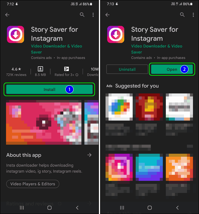 Install Story Saver For Instagram App On Your Android Phone