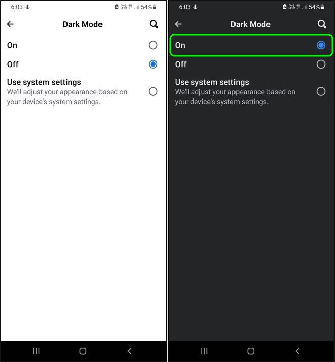 Enable Dark Mode In Facebook App Android