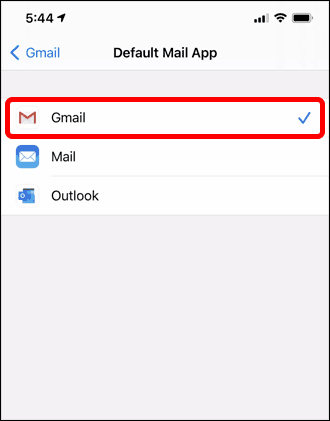 Select Gmail And Set It As Default Mail App In Ios 14 Iphone