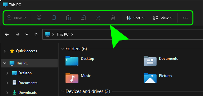 The New Modern Menu Ribbon In File Explorer On Windows 11